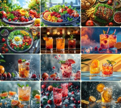 Fruits Food Photography Backround Bundle #02