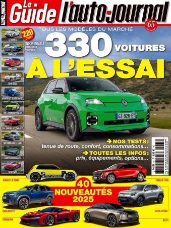 L'Auto-Journal Le Guide N.65 - Janvier-Fevrier-Mars 2025