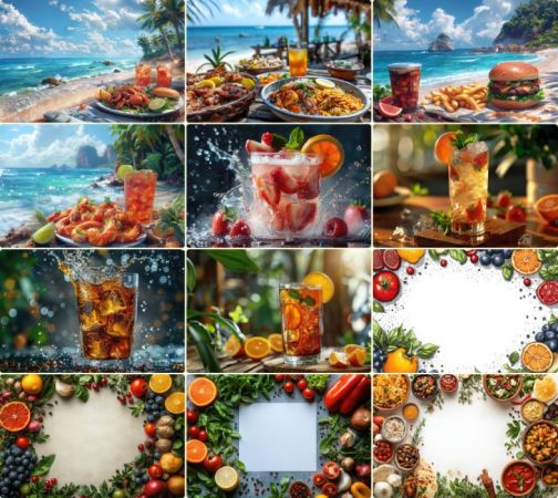 Fruits Food Photography Backround Bundle #01