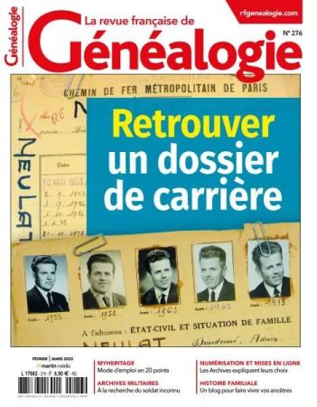La Revue francaise de Genealogie - Fevrier-Mars 2025
