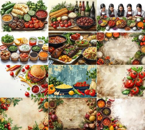 Fruits Food Photography Backround Bundle #03