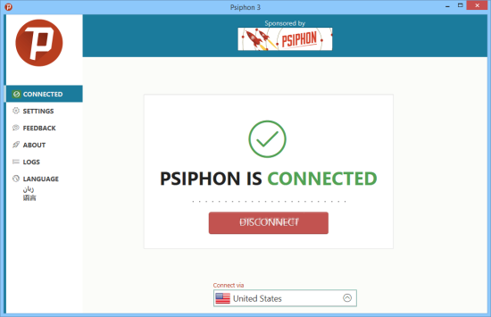 Psiphon 3 build 185 Multilingual