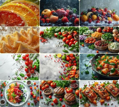 Fruits Food Photography Backround Bundle #05