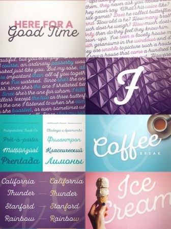 Fonts Family UTLaurelle intro