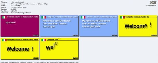 Complete course to master Italian verbs