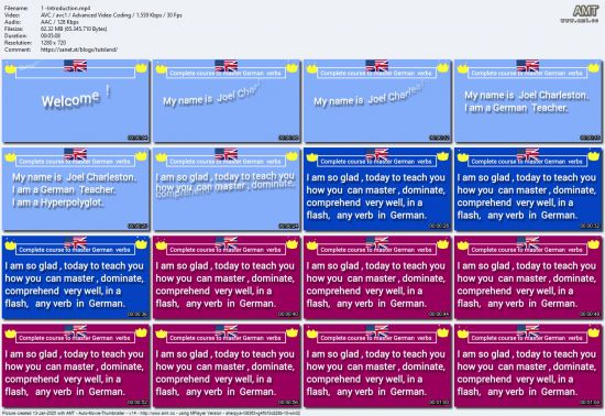 Complete course to master German verbs