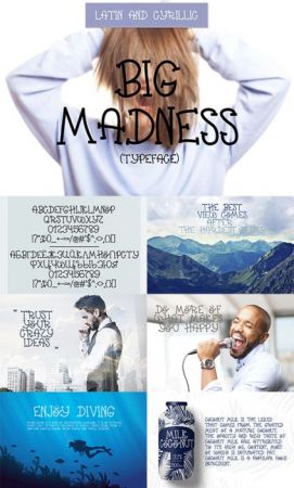 Fonts Family Big Madness OTF WOFF
