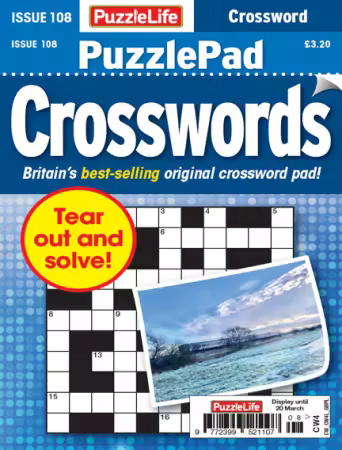 PuzzleLife PuzzlePad Crosswords - February 2025