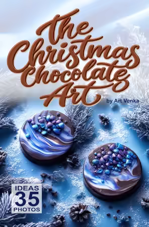 The Christmas Chocolate Art: 35 Ideas &amp; Photos