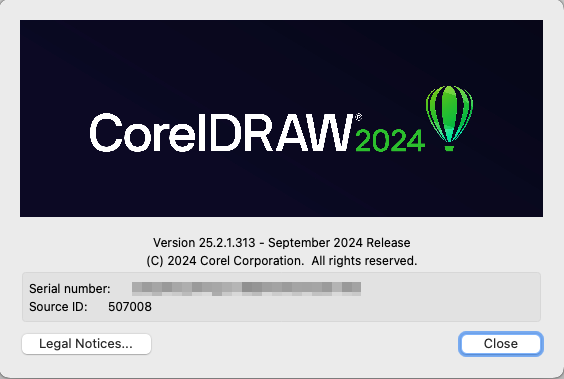 CorelDRAW Graphics Suite 2024 25.2.1.313 macOS