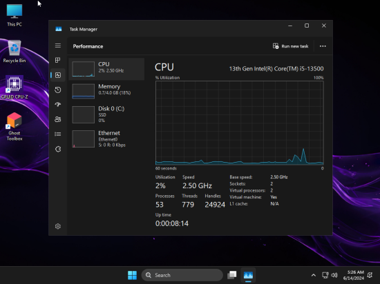 Windows 11 Enterprise LTSC 2024 24H2 Build 26100.3194 February 2025 Ghost Spectre