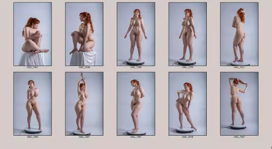 Artstation - Curvy Diva 1800+ Plus Size Female Figure Reference Images