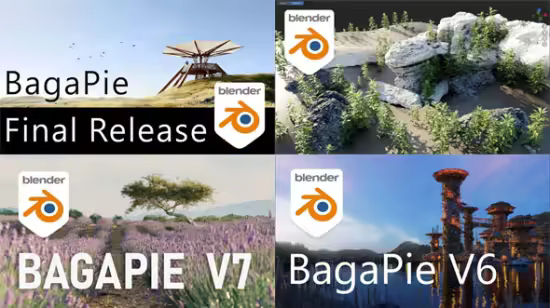 BagaPie Modifier v10.4.5 Addon for Blender
