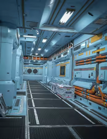 Daz3d - Polaris Corridor