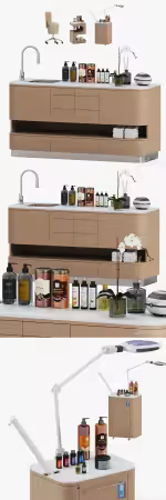 3dsky - KIWI Nilo Furniture for Spa salona Ninfea 5615803 - 3D Model