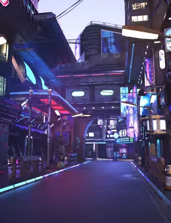 Daz3d - XI Neo Noir City