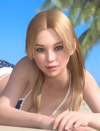 Daz3d - SVM's Hime Cut Long Hair for Genesis 9, 8, and 8.1