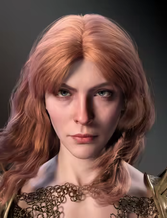 Daz3d - FE Alvarez Hair for Genesis 9