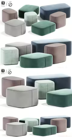 3dsky - Alvin maris corner pouf 2949958 - 3D Model