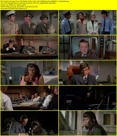 Escape From The Planet of the Apes 1971 BluRay H264 DolbyD 5.1 nickarad