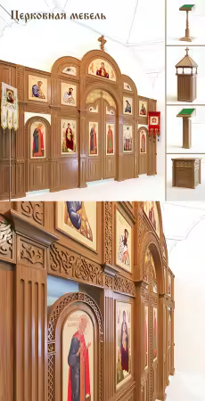 3dsky - Church furniture 1845875 - 3D Model