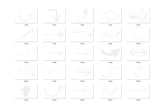 25 Chalk Arrow Overlay - 291164887 - 8G8YQUA