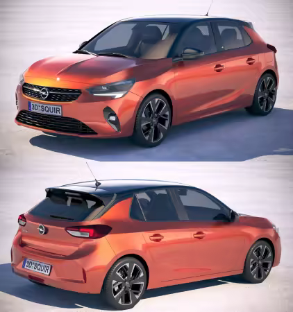 Opel Corsa-E 2020 - 3D Model