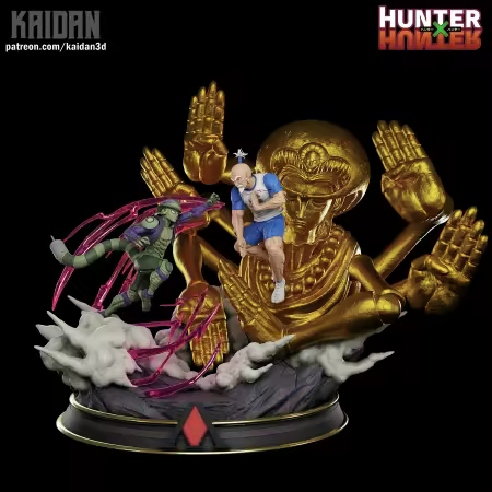 Kaidan Meruem vs Netero – 3D Model