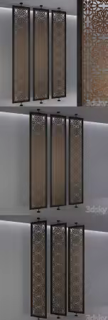 3dsky - Aluminum screen Saraya 2444379 - 3D Model