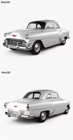 Chevrolet 210 Club Coupe 1953 - 3D Model