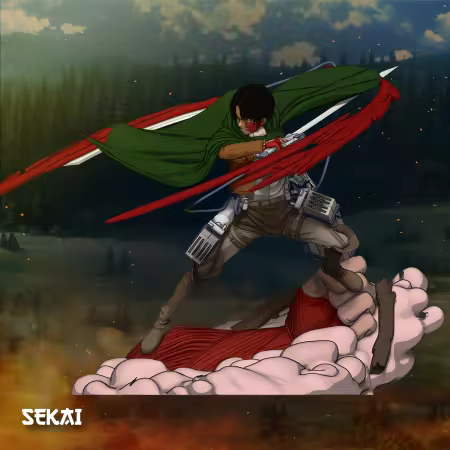 Sekai – Levi Sculpture and Bust – 3D Model