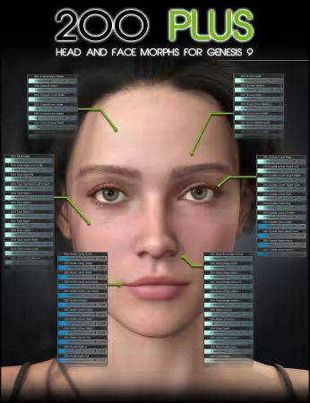 Daz3d - 200 Plus Genesis 9 Edition