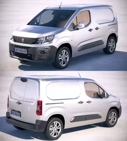 Peugeot Partner 2019 - 3D Model