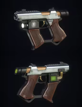 Agency Smart Pistol - 3D Model
