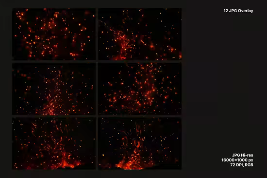 Fire Spark Overlay - 2HFAVK2