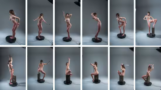 Artstation - 500+ Female Turnaround Poses For Sculpting (Reference Pictures)