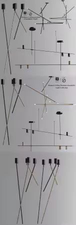 3dsky - Modern Ceiling pendant Chandelier Light 04 3083926 - 3D Model
