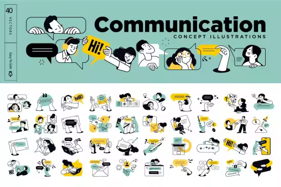 Communication Illustrations - E983WXL