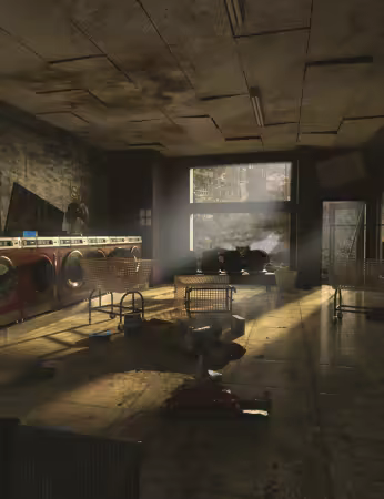 Daz3d - Apocalyptic Laundromat