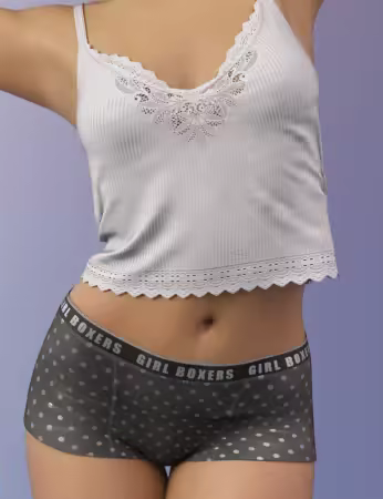 Daz3d - dForce Girl Boxers Genesis 9