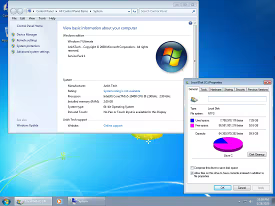 Windows 7 Ultimate Superlite v2 x86/x64 Multilanguage Ankh Tech