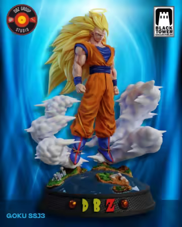 Black Tower Collectibles – Goku Super Saiyan 3 – 3D Model