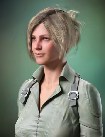 Daz3d - dForce Alisse Hair for Genesis 9