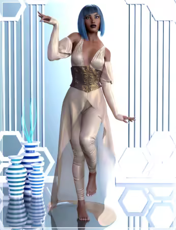 Daz3d - dForce Chic Suit for Genesis 8 Female(s)
