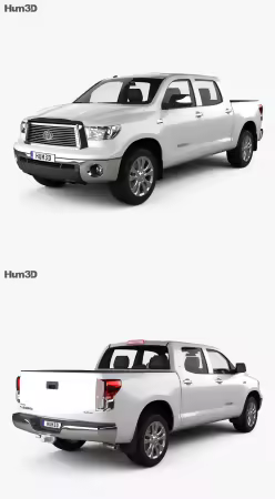 Toyota Tundra Crew Max 2011 - 3D Model