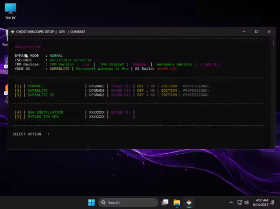 Windows 11 Home Lite 24H2 Build 26100.3476 x64 March 2025 Ghost Spectre