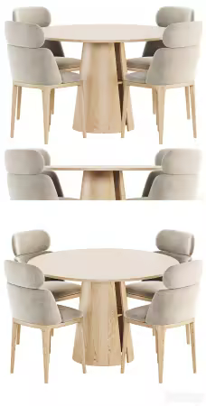 3dsky - Dining Set 25 4563084 - 3D Model