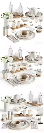 3dsky - Tableware MA set 33 6439811 - 3D Model