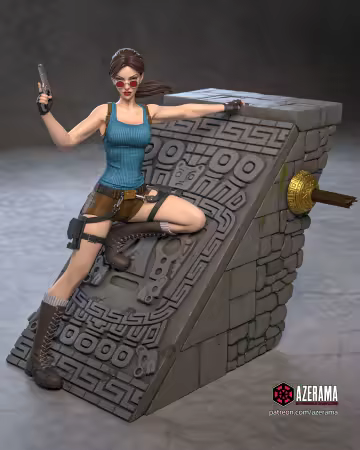 Azerama – Tomb Rider – Lara Croft (NSFW) – 3D Model