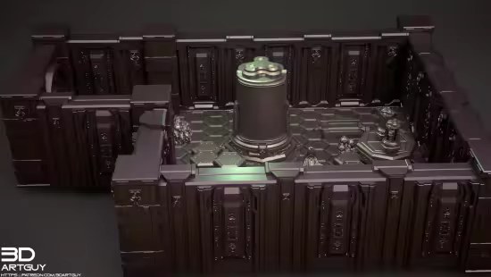 3DArtGuy - Museum Tileset - 3D Model